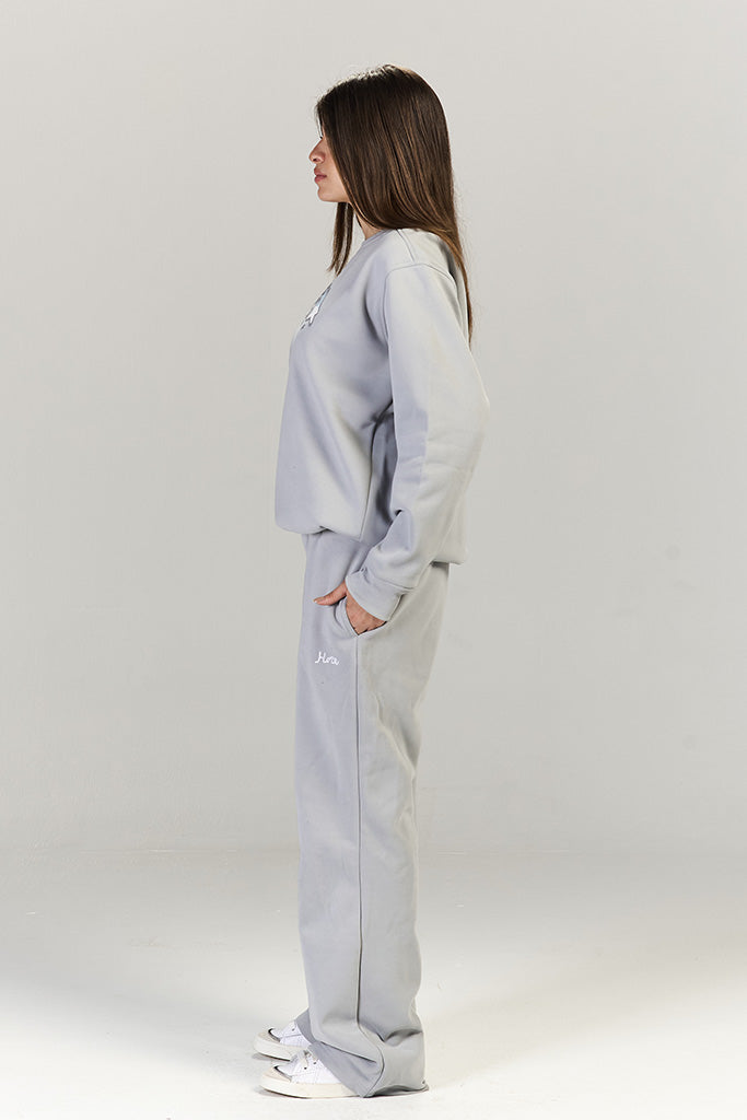 Skeletal Boxy Crewneck