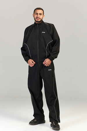 Black tracksuit set
