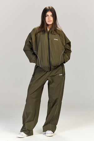 Olive tracksuit jacket